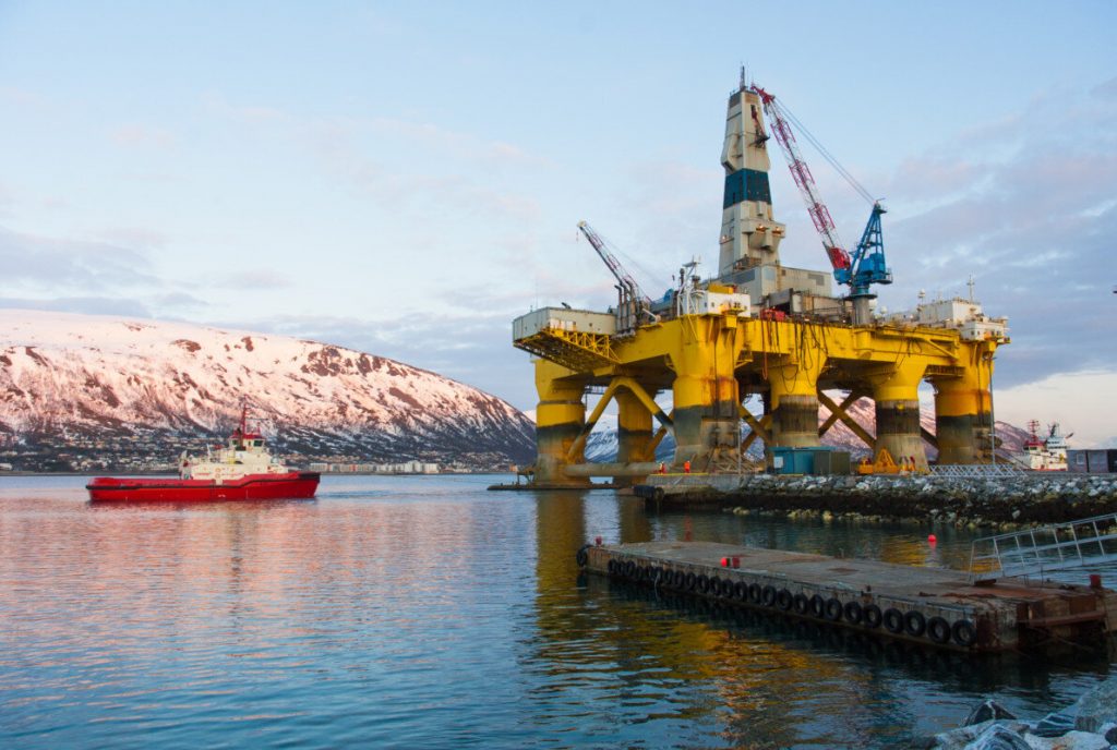 estación petrolera noruega
