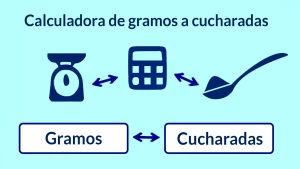 calculadora de gramos a cucharadas