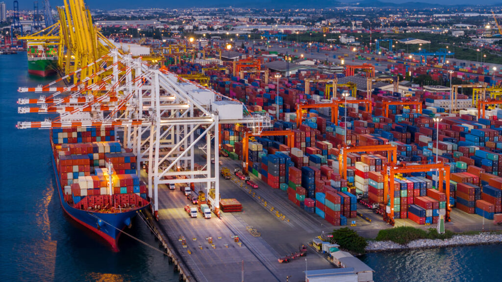 Puerto de carga yu descarga